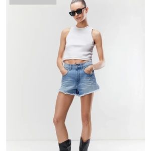 OAK + FORT 100% Organic Cotton Denim Shorts